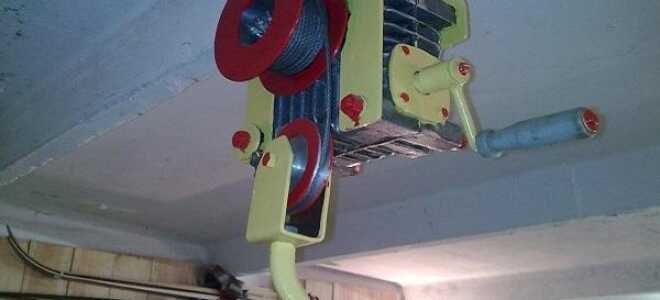 Таль своими руками для гаража: как сделать, материалы и инструменты, описание