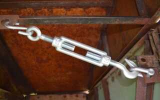 Как выбрать стяжки для гаражных ворот: виды талрепов, их функция в утеплении