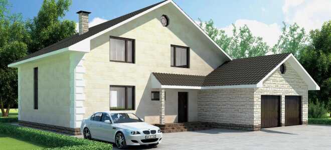 Проекты домов с гаражом встроенным: индивидуальные