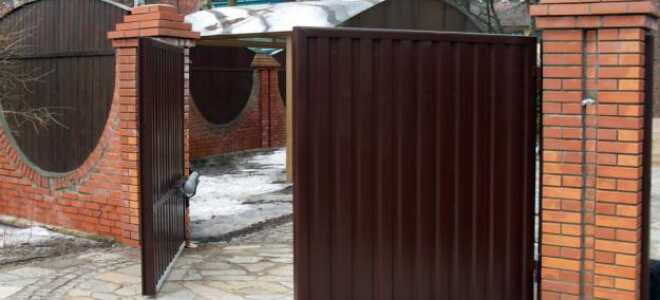 Механизм открывания ворот: выбор запора и устройство