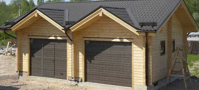 Как построить гараж из бруса своими руками: этапы и рекомендации