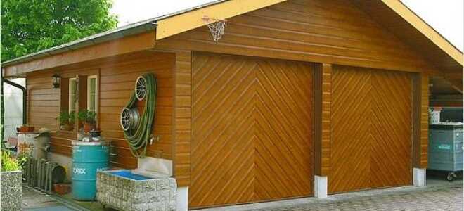 Деревянный гараж: как построить своими руками пошагово с видео