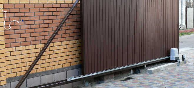 Комплектующие для откатных ворот: виды фурнитуры