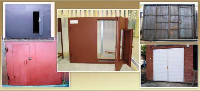 Какие двери в гараж надежней — конструкция ворот и материал створок ворот