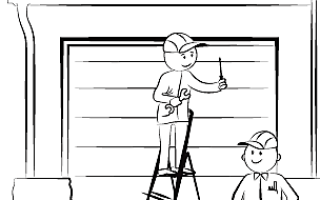 Как сделать монтаж гаражных ворот своими руками