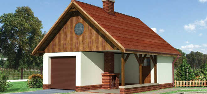 Проекты одноэтажных домов с гаражом: варианты