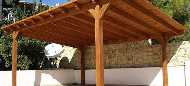 Навес для машины из бруса: как сделать своими руками, пошаговая инструкция