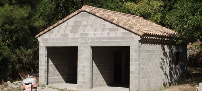 Как построить гараж из шлакоблока своими руками: советы и рекомендации