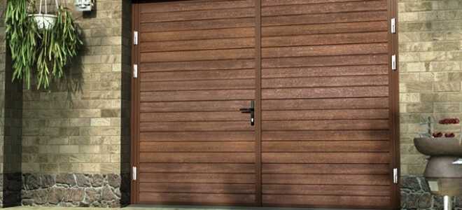 Ворота гаражные распашные: оптимальный вариант конструкции