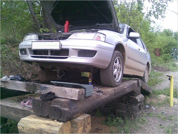 эстакада из шпал