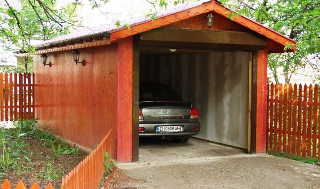 гараж на дачном участке