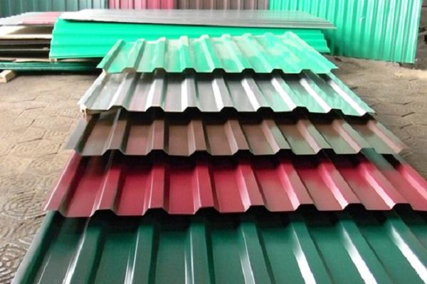 разноцветный профнастил