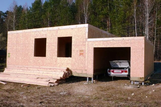 стоимость гаража из сип панелей